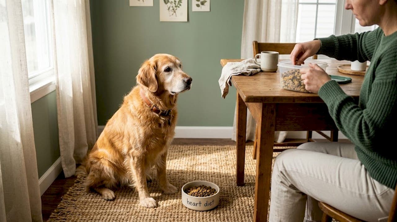How Heart Disease Shapes Your Senior Dog's Diet