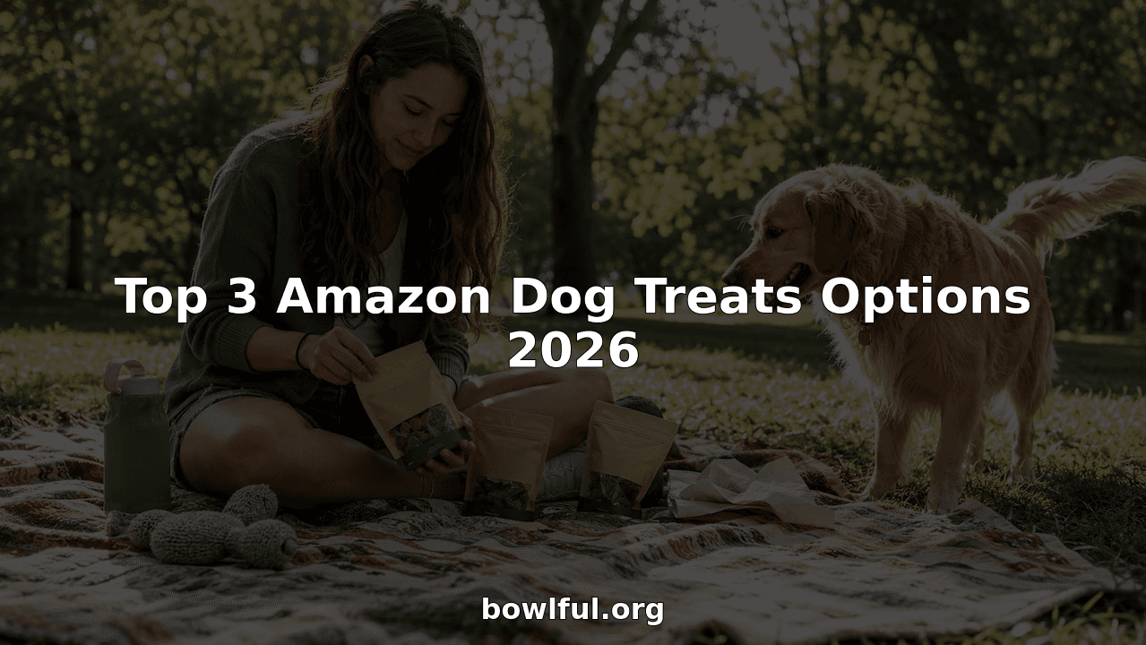 Top 3 Amazon Dog Treats Options 2026