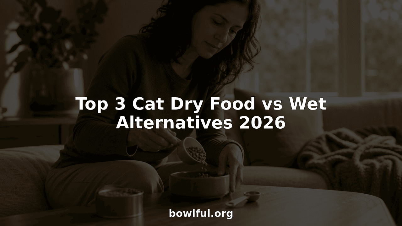 Top 3 Cat Dry Food vs Wet Alternatives 2026