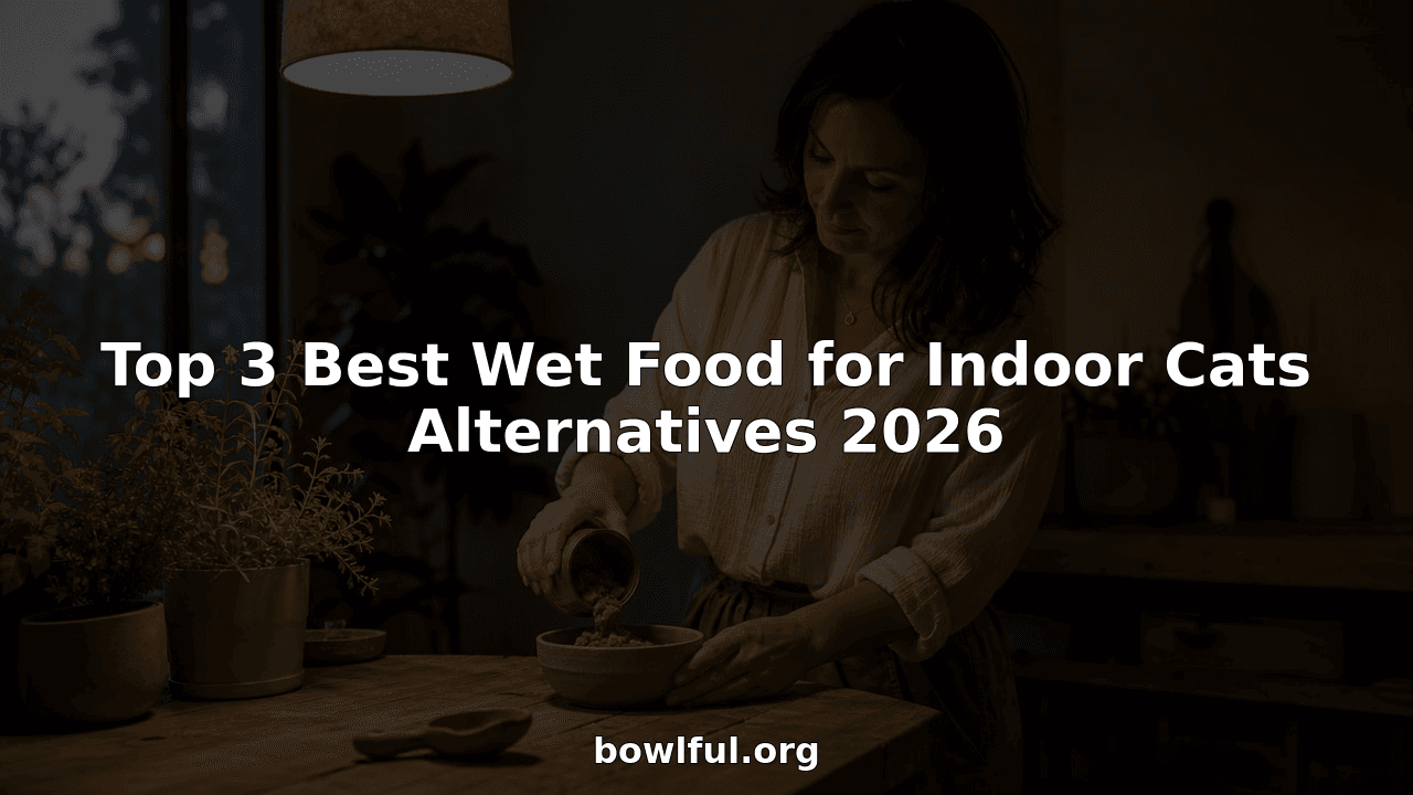 Top 3 Best Wet Food for Indoor Cats Alternatives 2026