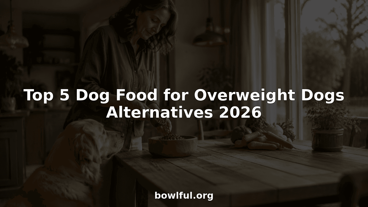 Top 5 Dog Food for Overweight Dogs Alternatives 2026