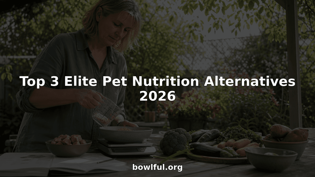 Top 3 Elite Pet Nutrition Alternatives 2026