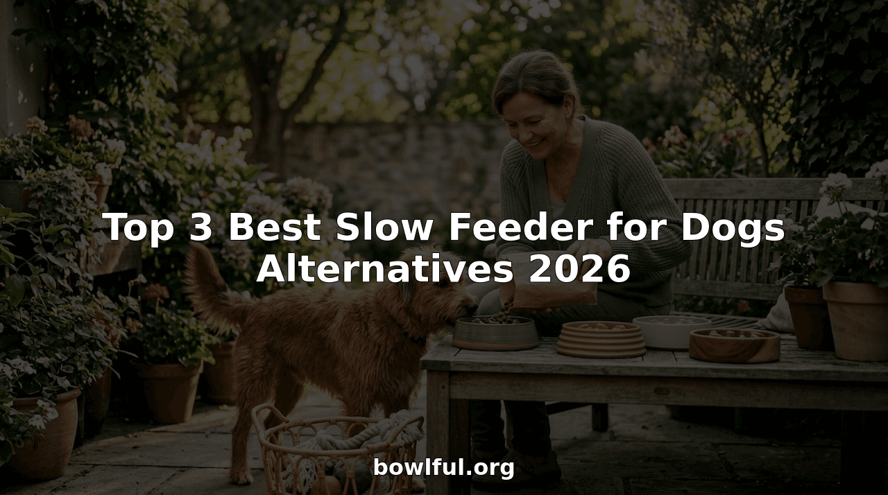 Top 3 Best Slow Feeder for Dogs Alternatives 2026